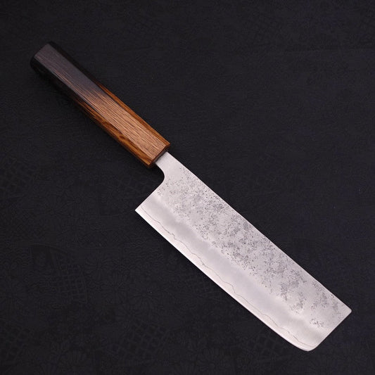 Nakiri Silver Steel #3 Nashiji Yaki Urushi Handle 165mm