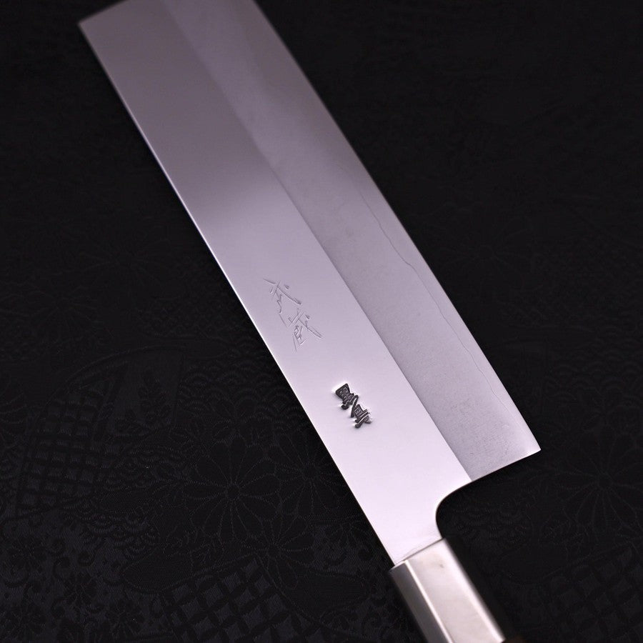 Nakiri Silver Steel #3 Walnut Handle 165mm