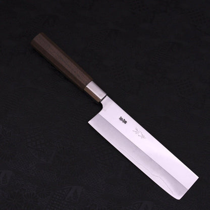 Nakiri Silver Steel #3 Walnut Handle 165mm