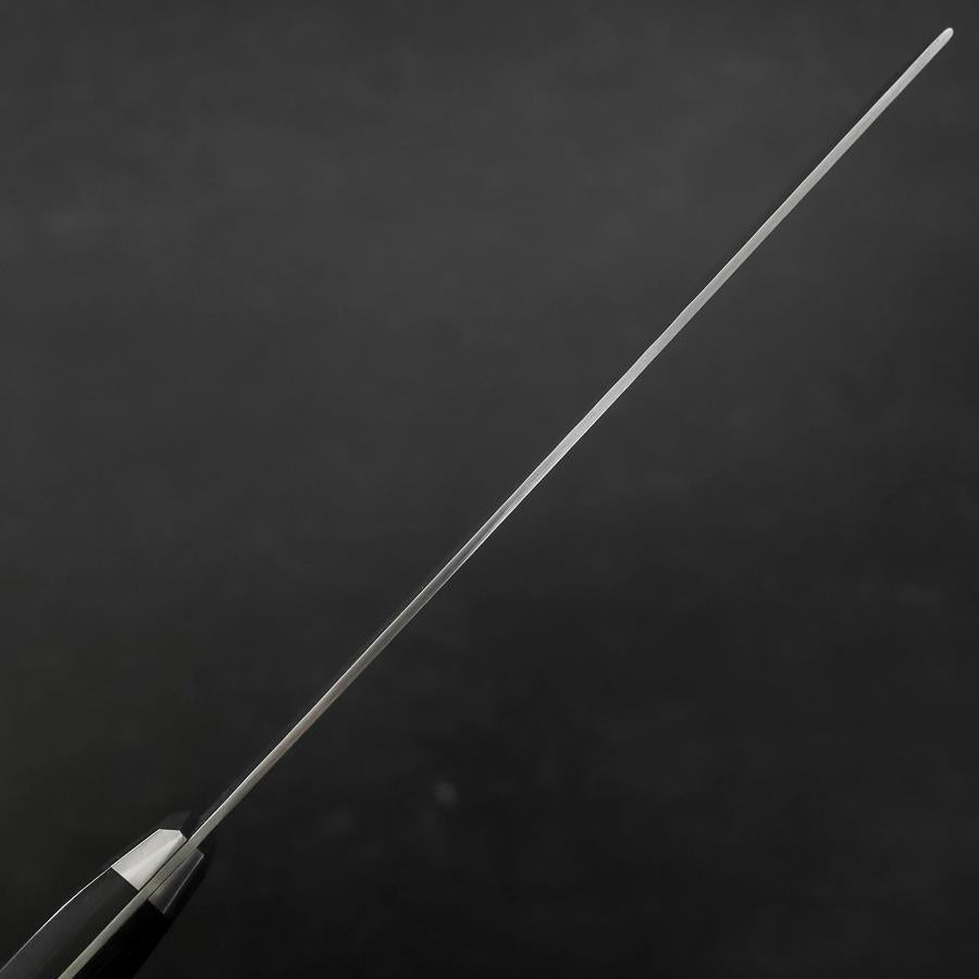Nakiri Stainless Clad Blue Steel #2 Tsuchime Western Black Handle 170mm