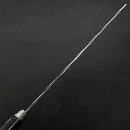 Nakiri Stainless Clad Blue Steel #2 Tsuchime Western Black Handle 170mm