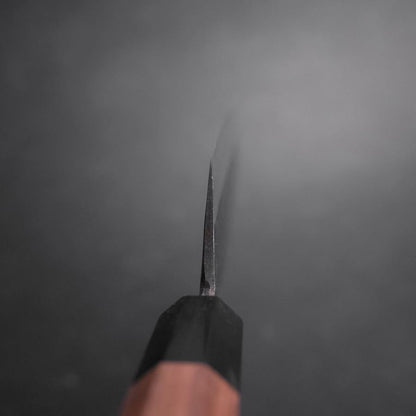 Nakiri Stainless Clad Blue Steel #2 Kurouchi Walnut Handle 165mm