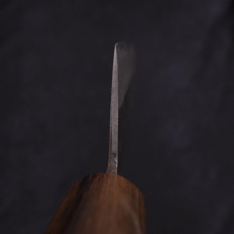 Nakiri Stainless Clad Blue Steel #2 Kurouchi Walnut Shitan Handle 165mm