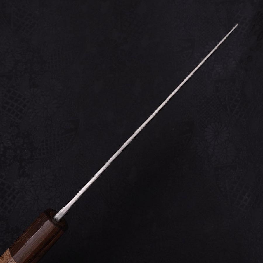 Nakiri Stainless Clad Blue Steel #2 Kurouchi Walnut Shitan Handle 165mm