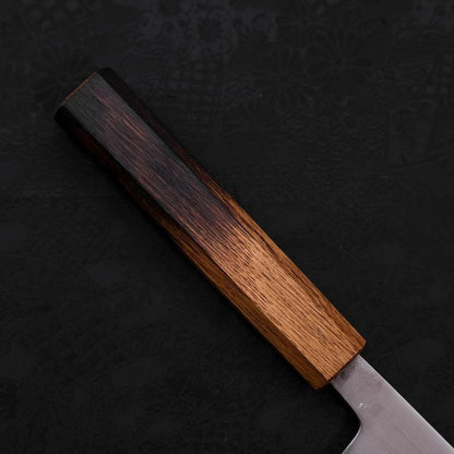 Nakiri Stainless Clad White Steel #2 Polished Yaki Urushi Handle 165mm