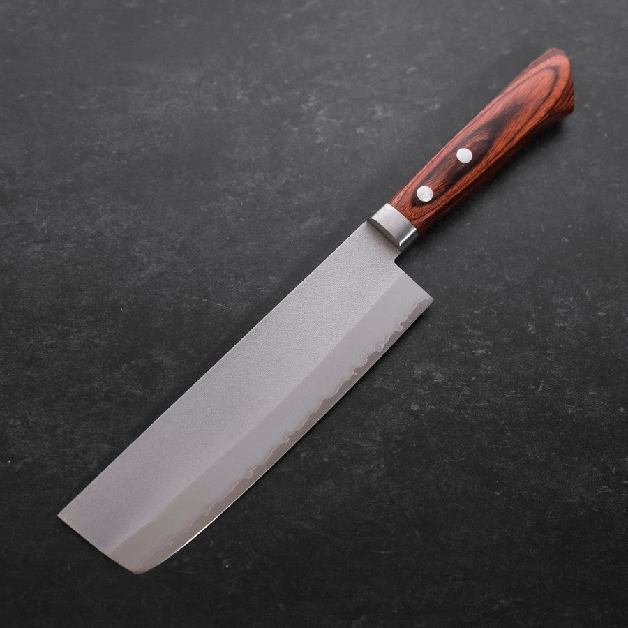 Nakiri VG-1 Nashiji Western Mahogany Handle 165mm