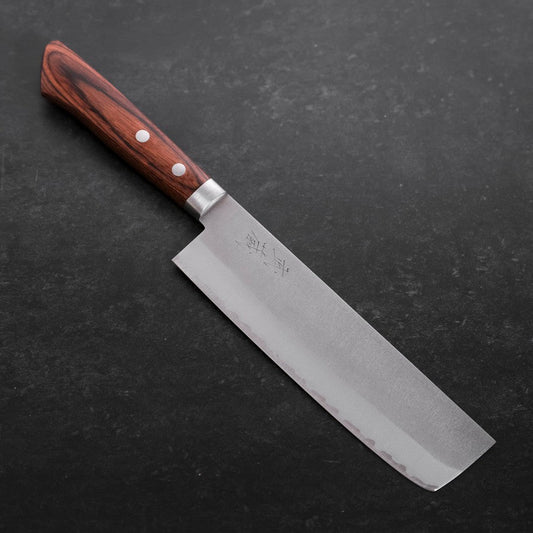 Nakiri VG-1 Nashiji Western Mahogany Handle 165mm