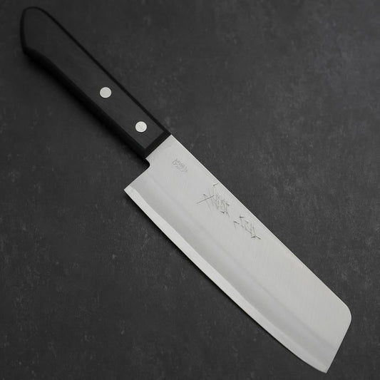 Nakiri VG-1 Polished Western Black Handle 160mm
