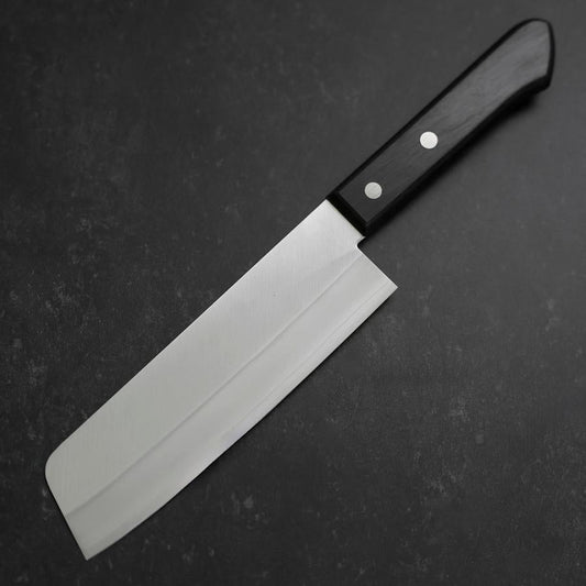 Nakiri VG-1 Polished Western Black Handle 160mm (Tsuba-nashi) Limited