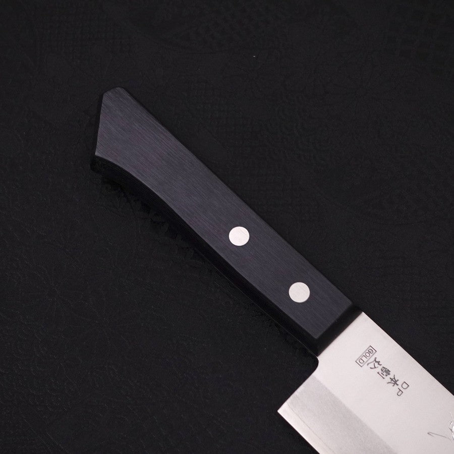 Nakiri VG-1 Polished Western Black Handle 160mm (Tsuba-nashi)