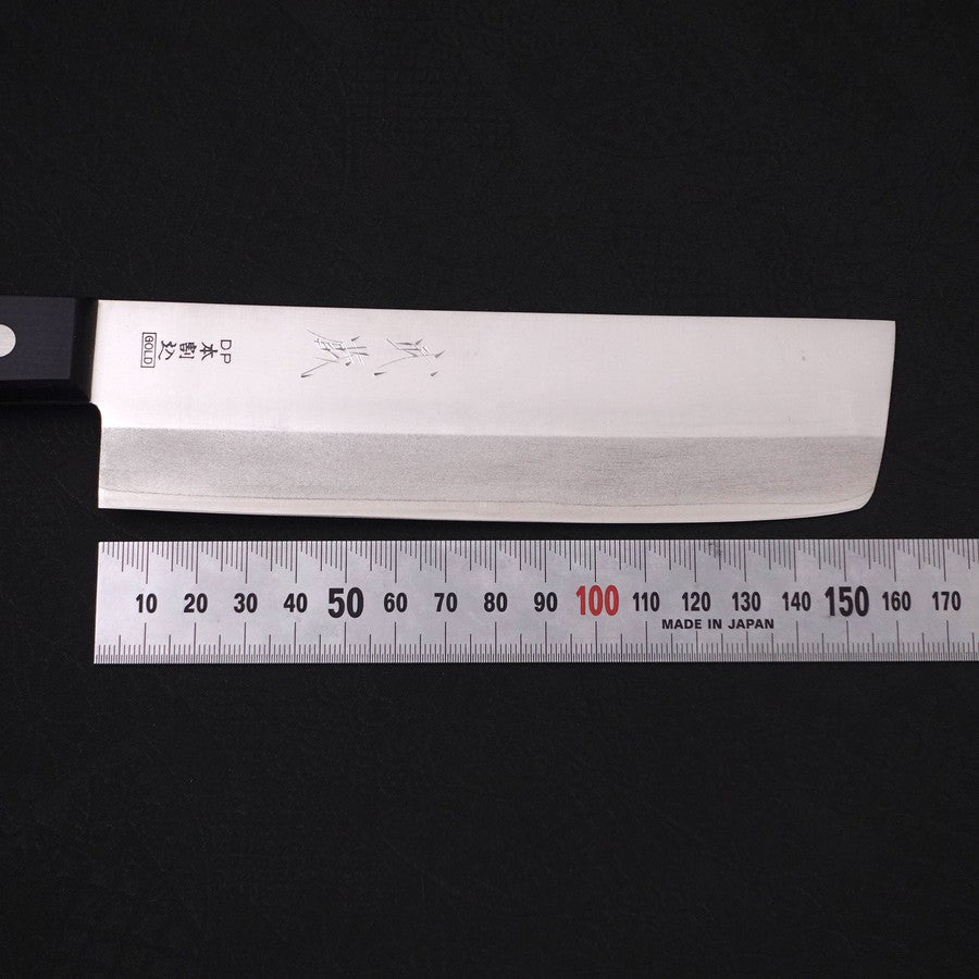 Nakiri VG-1 Polished Western Black Handle 160mm (Tsuba-nashi)