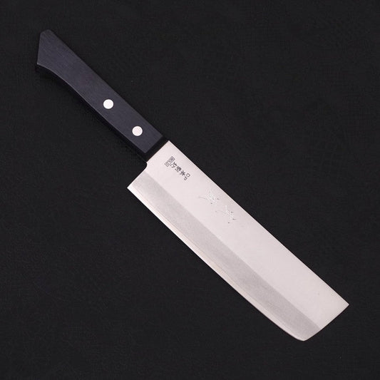 Nakiri VG-1 Polished Western Black Handle 160mm (Tsuba-nashi)