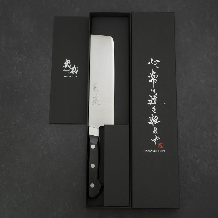 Nakiri VG-1 Polished Western Black Handle 170mm