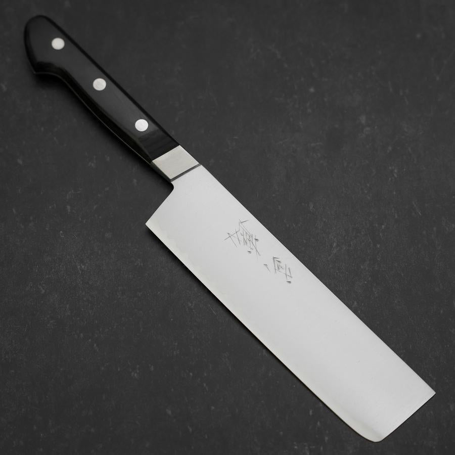 Nakiri VG-1 Polished Western Black Handle 170mm