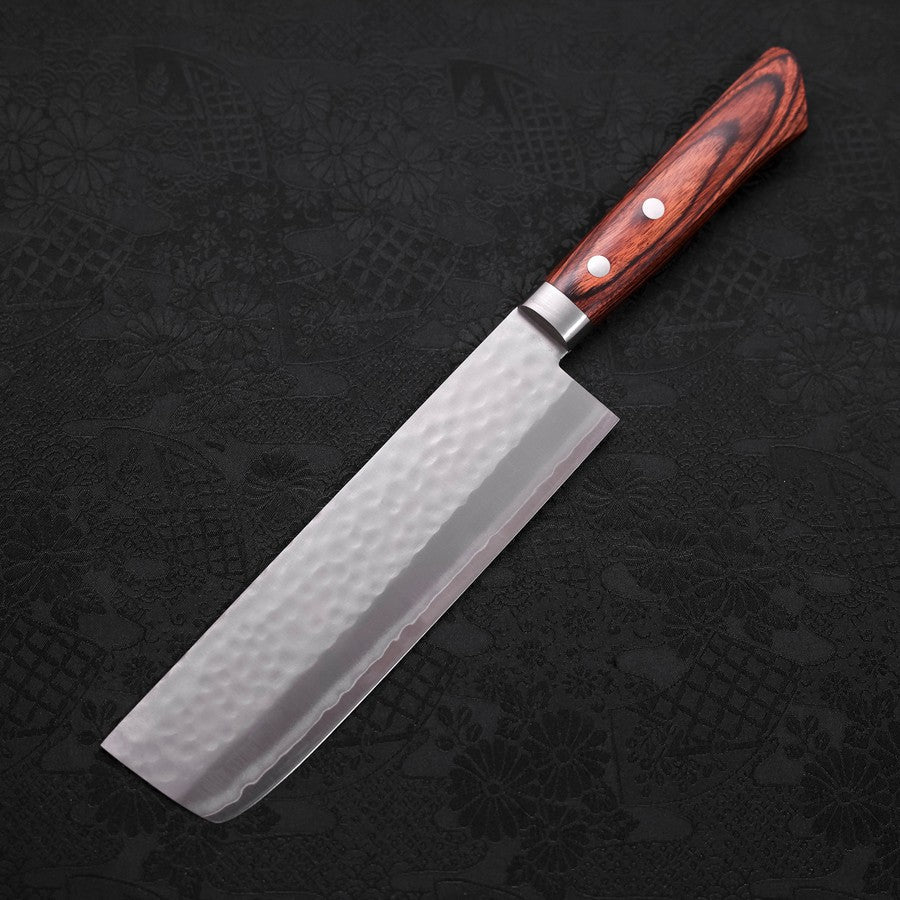 Nakiri VG-1 Tsuchime Western Mahogany Handle 165mm