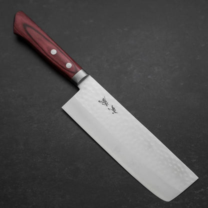 Nakiri VG-1 Tsuchime Western Red Mahogany Handle 165mm