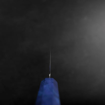 Nakiri VG-10 Damascus Blue Birch Handle 170mm