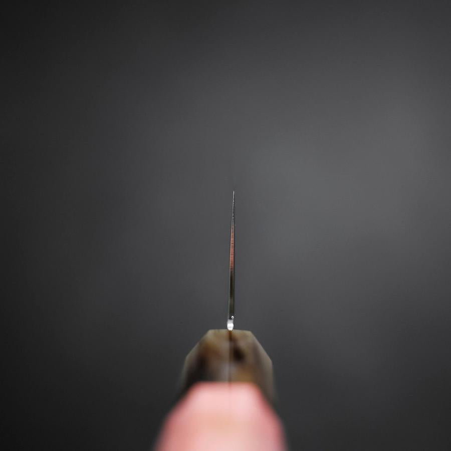 Nakiri VG-10 Damascus Buffalo Dark Pink Maple Handle 170mm