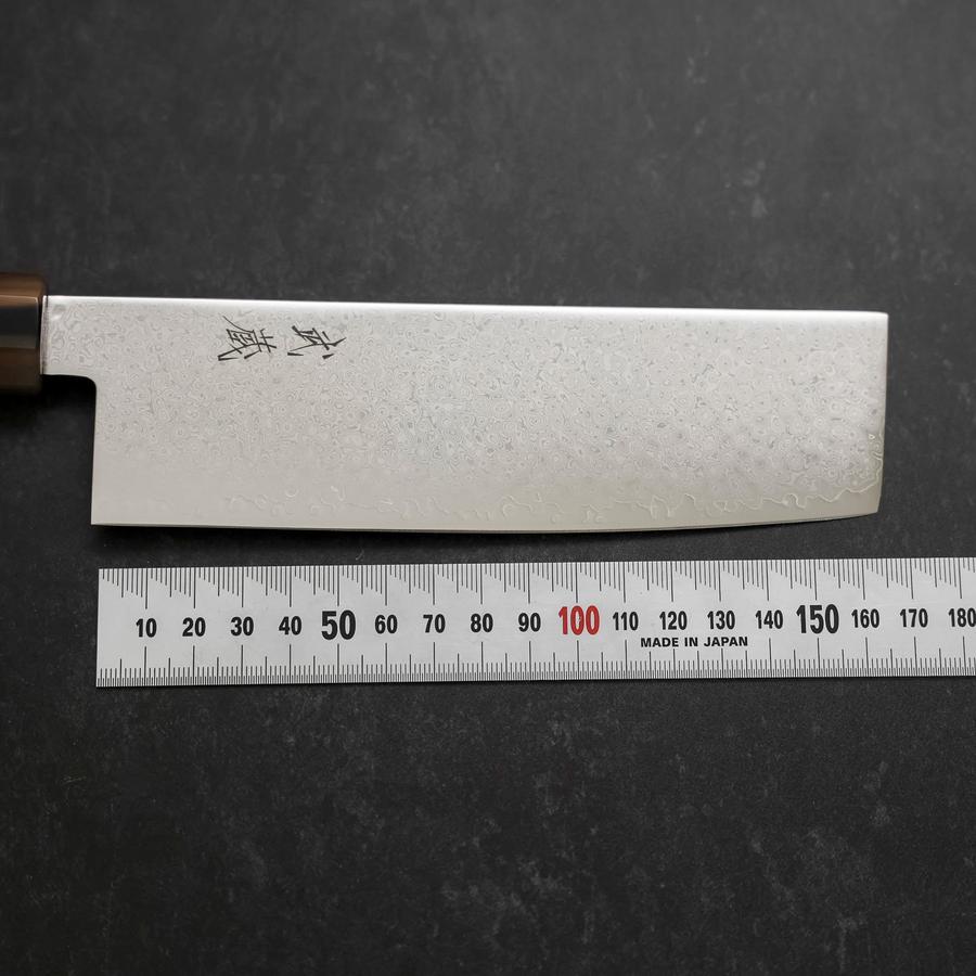 Nakiri VG-10 Damascus Buffalo Light Pink Maple Handle 170mm
