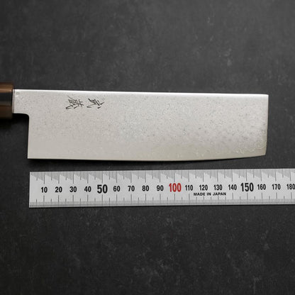 Nakiri VG-10 Damascus Buffalo Light Pink Maple Handle 170mm