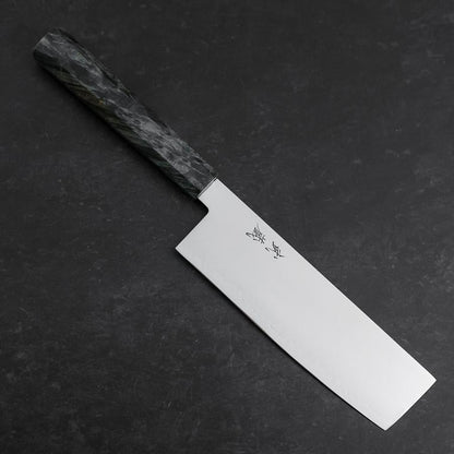 Nakiri VG-10 Damascus Gray Birch Handle 170mm