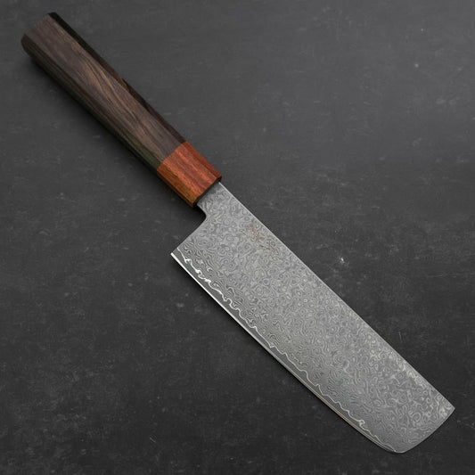 Nakiri VG-10 Damascus Shitan Ebony Handle 165mm
