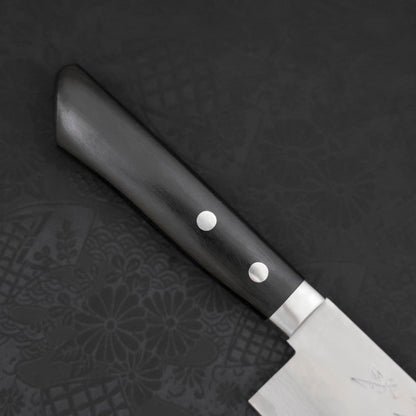 Nakiri VG-10 Damascus Western Black Handle 165mm-[Musashi]-[Japanese-Kitchen-Knives]