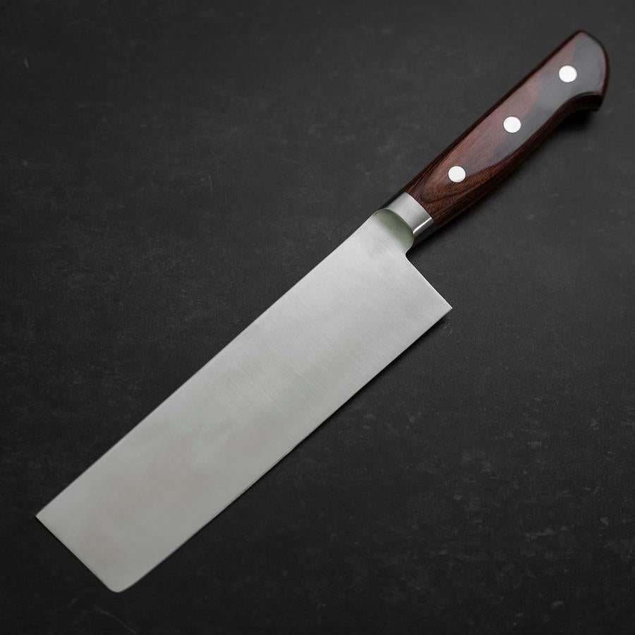 Nakiri VG-10 Polished Western Mahogany Handle 170mm