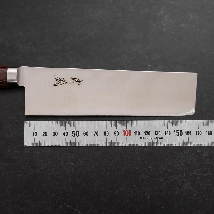 Nakiri VG-10 Polished Western Mahogany Handle 170mm