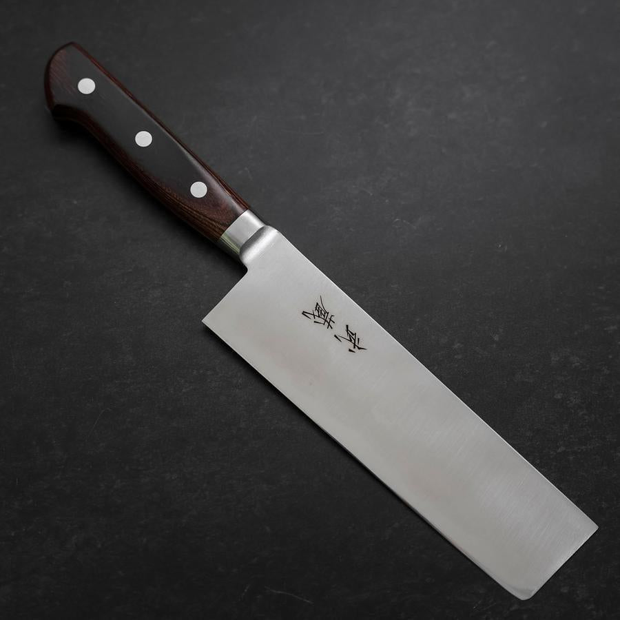 Nakiri VG-10 Polished Western Mahogany Handle 170mm