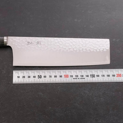 Nakiri VG-10 Tsuchime Cherry Charcoal Handle 180mm