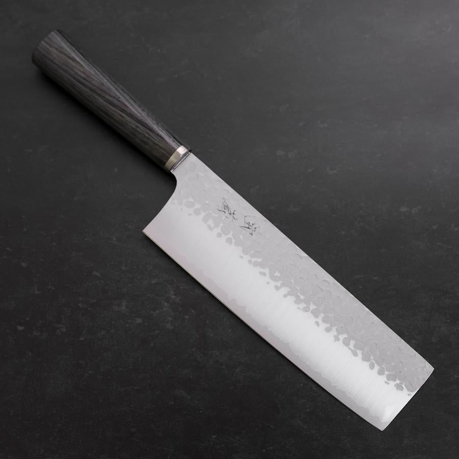 Nakiri VG-10 Tsuchime Cherry Charcoal Handle 180mm