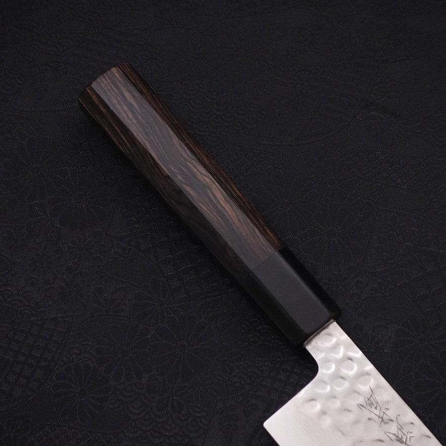 Nakiri VG-10 Tsuchime Damascus Buffalo Ebony Handle 165mm