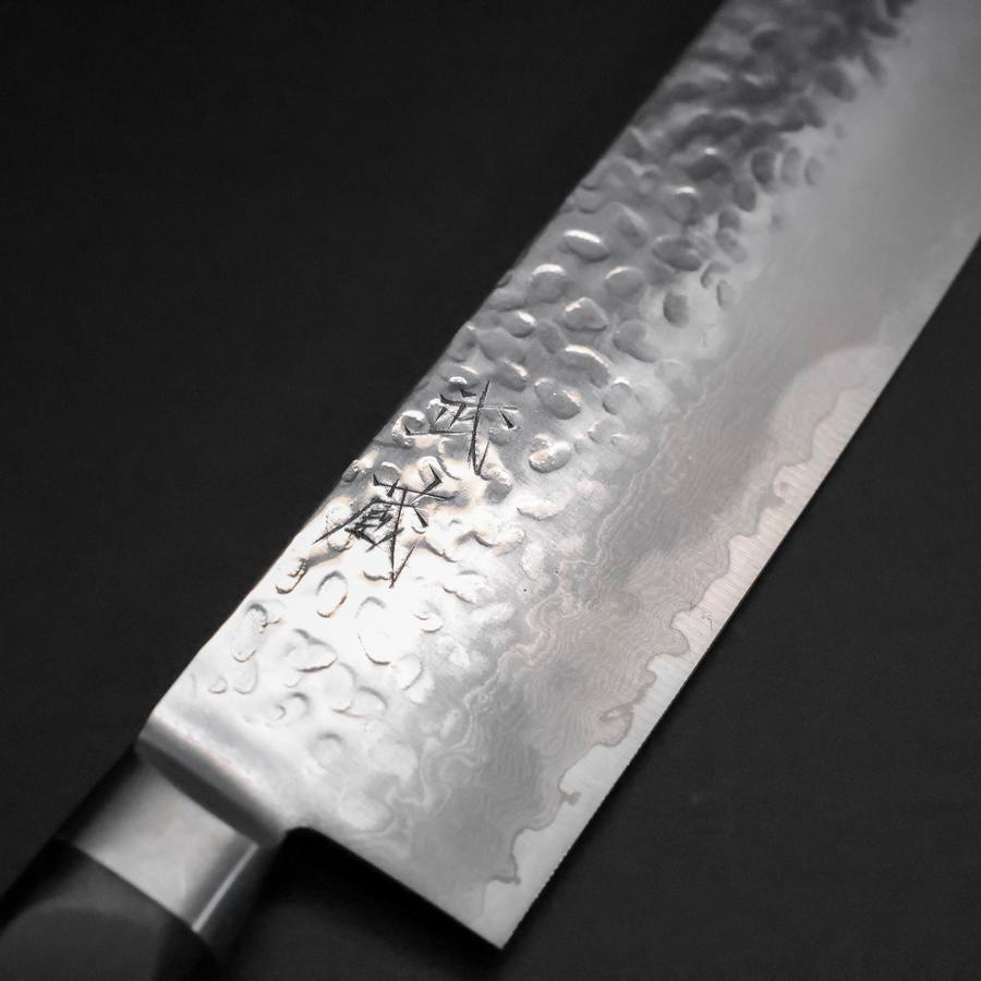 Nakiri VG-10 Tsuchime Damascus Western Black Handle 165mm