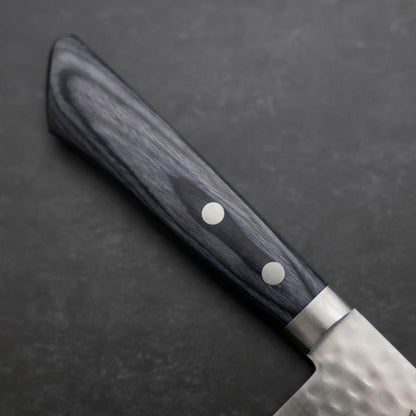 Nakiri VG-10 Tsuchime Damascus Western Blue Handle 165mm