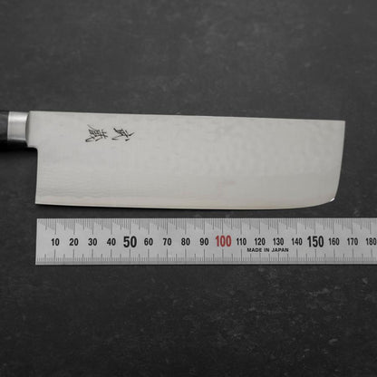 Nakiri VG-10 Tsuchime Damascus Western Blue Handle 165mm