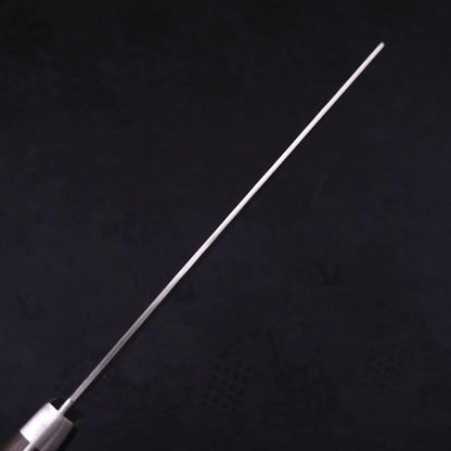 Nakiri VG-10 Tsuchime Damascus Western Brown Handle 165mm