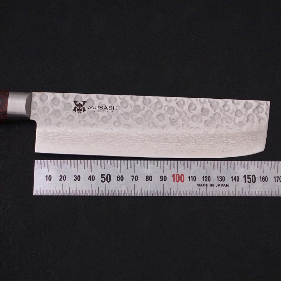 Nakiri VG-10 Tsuchime Damascus Western Handle 165mm