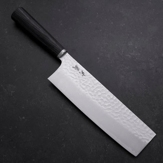 Nakiri VG-10 Tsuchime Oval Purple Handle 180mm