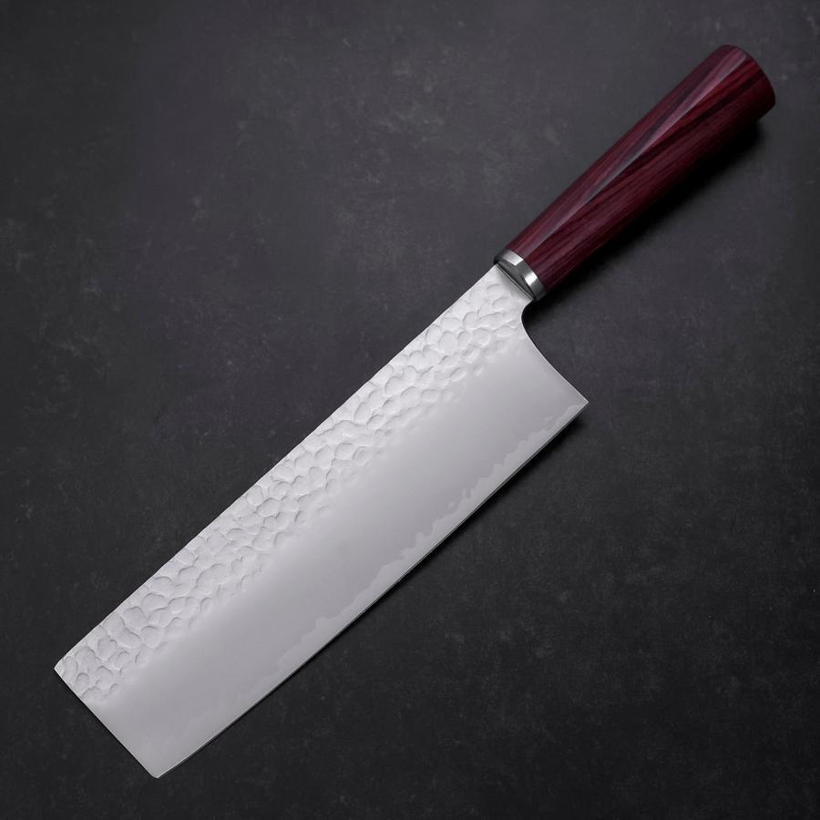 Nakiri VG-10 Tsuchime Oval Red Handle 180mm