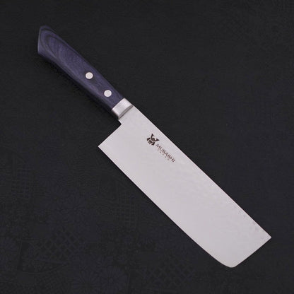 Nakiri VG-10 Tsuchime Western Dark Blue Handle 165mm