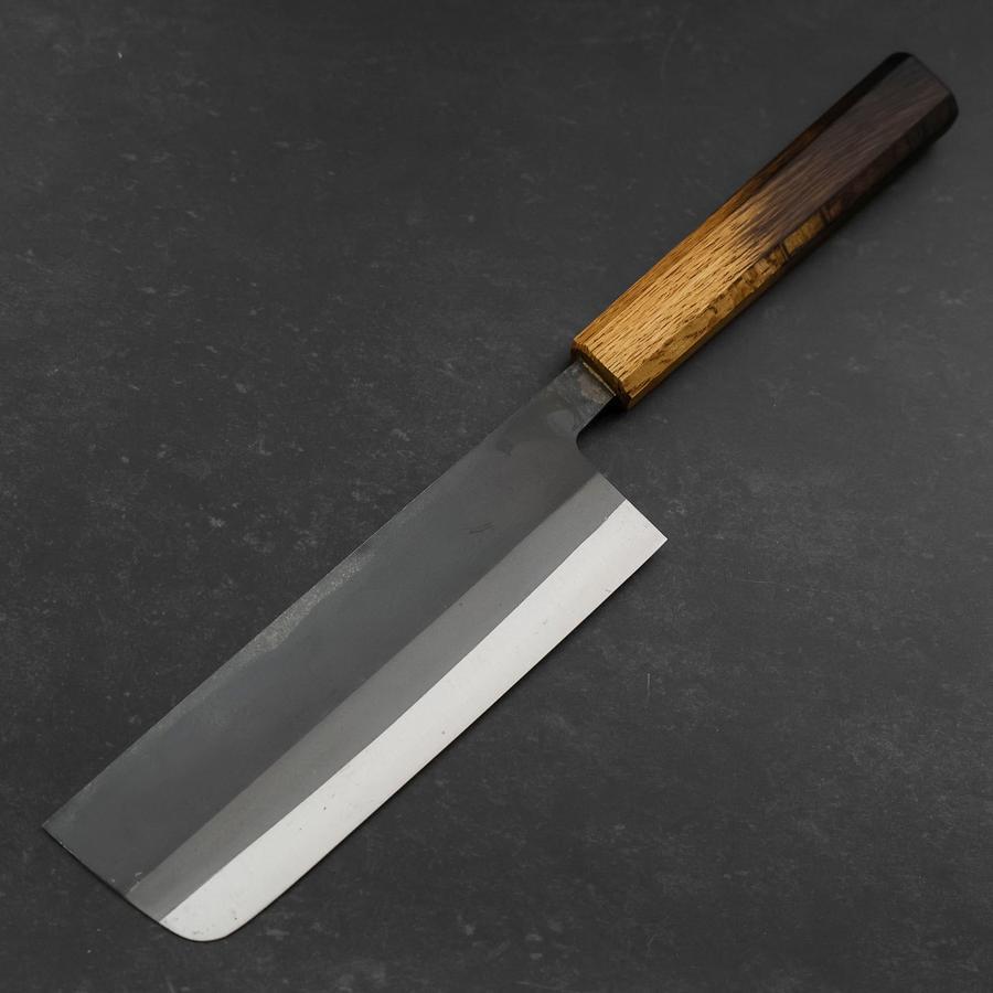 Nakiri White Steel #2 Kurouchi Yaki Urushi Handle 165mm