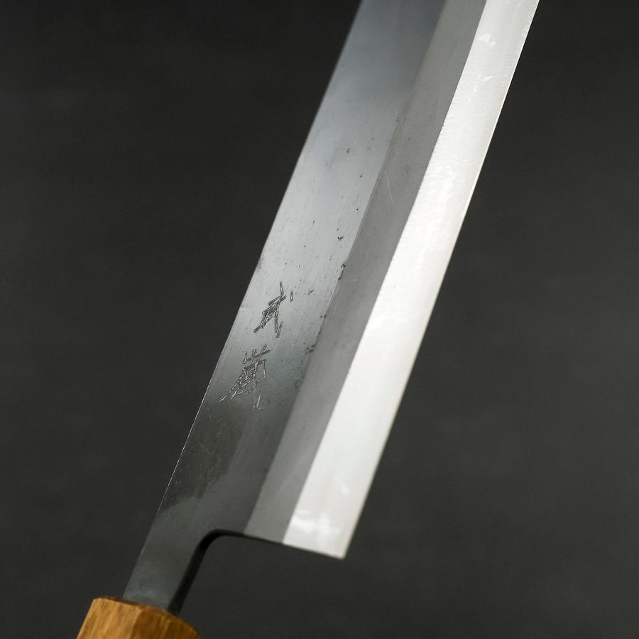 Nakiri White Steel #2 Kurouchi Yaki Urushi Handle 165mm