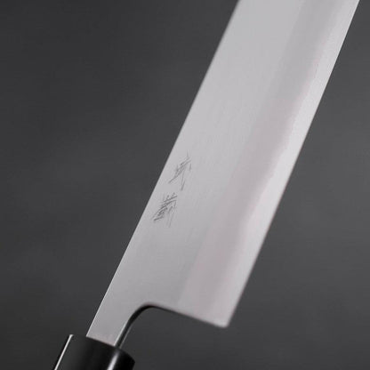 Nakiri White Steel #1 Polished Buffalo Magnolia Handle 165mm