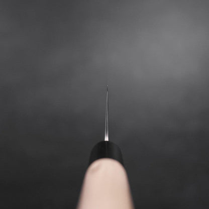 Nakiri White Steel #1 Polished Buffalo Magnolia Handle 165mm