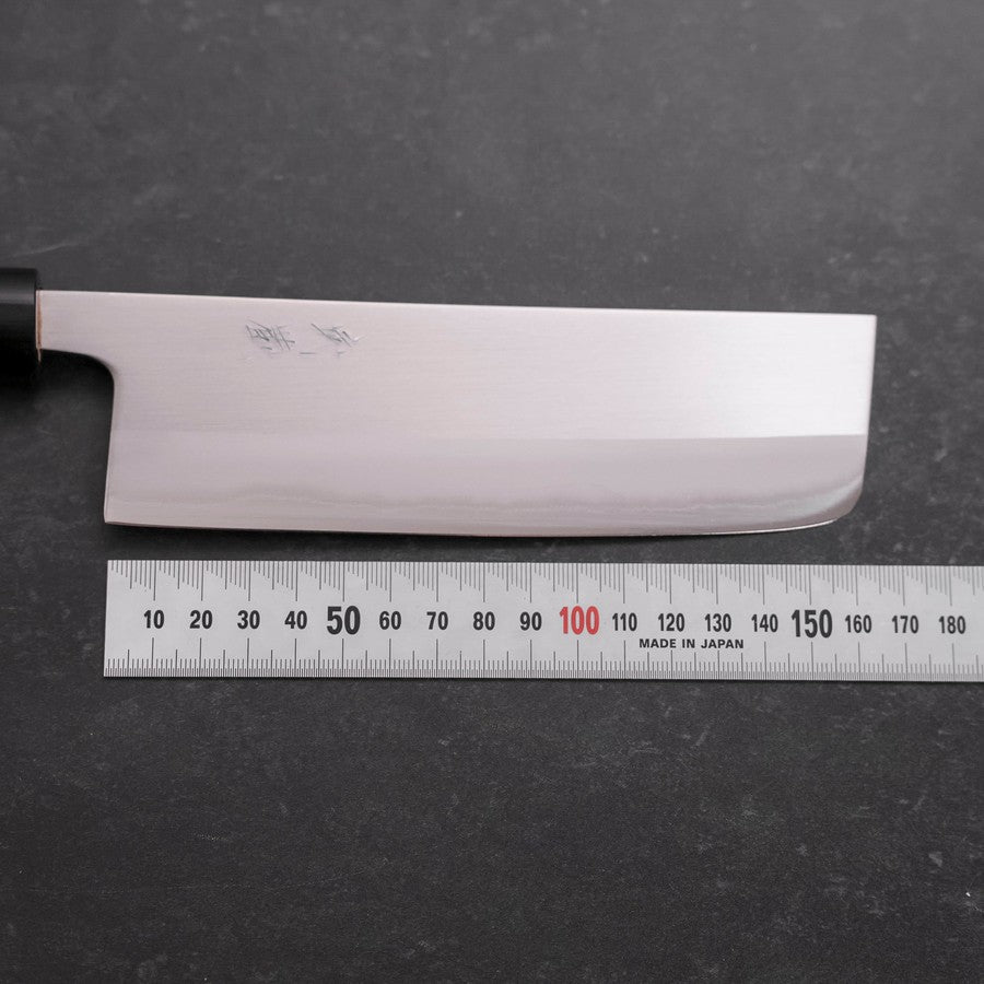 Nakiri White Steel #1 Polished Buffalo Magnolia Handle 165mm