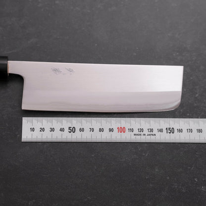 Nakiri White Steel #1 Polished Buffalo Magnolia Handle 165mm