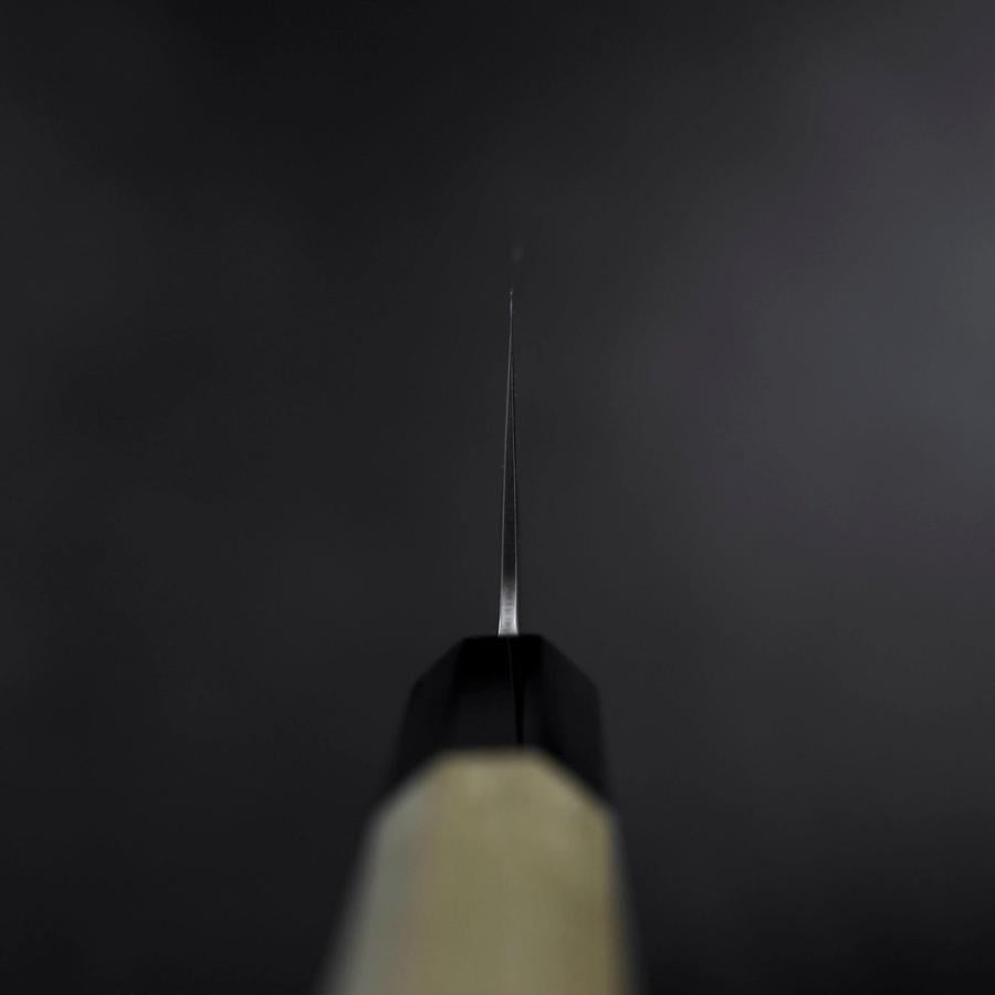 Nakiri White Steel #1 Stainless Clad Buffalo Magnolia Handle 165mm