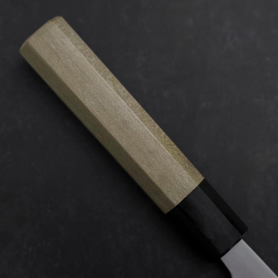 Nakiri White Steel #1 Stainless Clad Buffalo Magnolia Handle 165mm