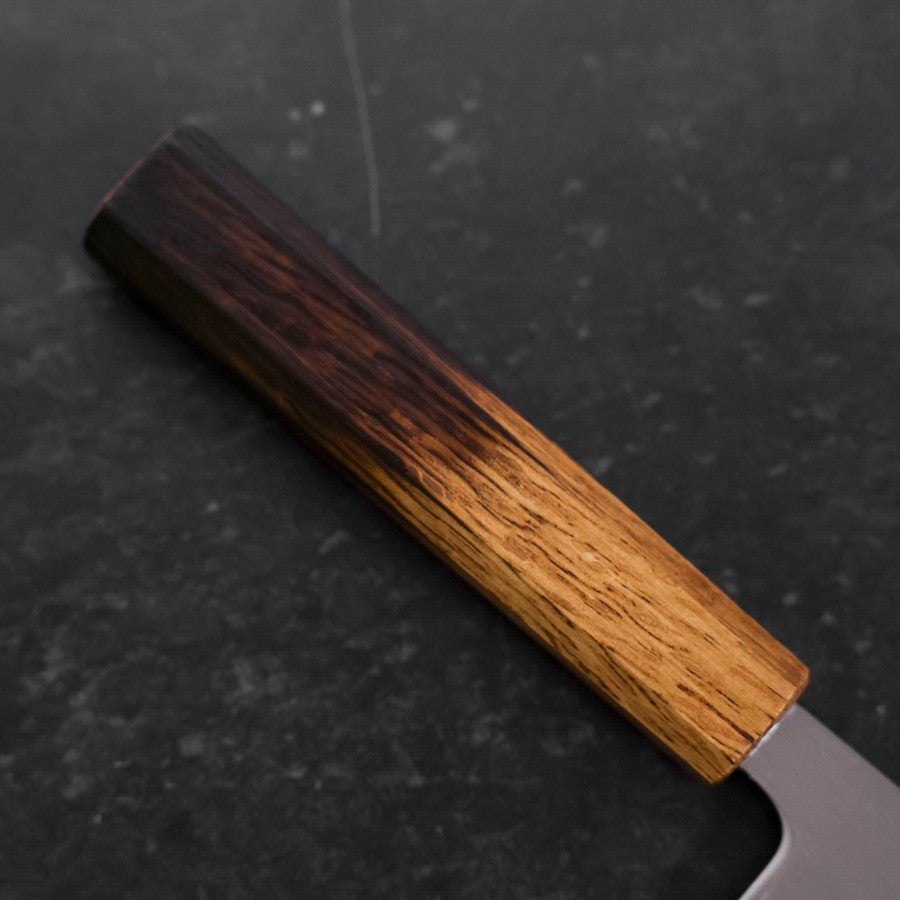 Nakiri White Steel #1 Stainless Clad Yaki Urushi Handle 165mm